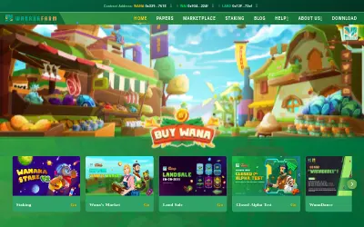 Website screenshot of Wanaka Farm (2026-05-30)