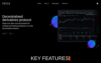 Website screenshot of Vega Protocol (2026-05-21)