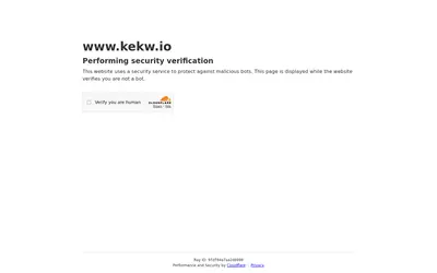 Website screenshot of Kekwcoin (2026-05-19)