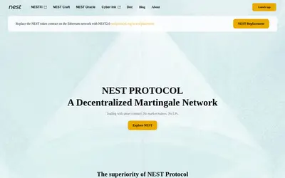 Website screenshot of nHBTC (2026-04-25)