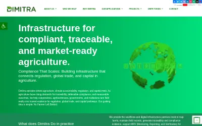 Website screenshot of Dimitra (2026-05-24)
