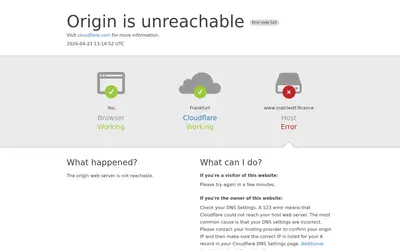 Website screenshot of MatrixETF (2026-04-23)
