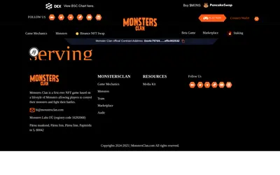 Website screenshot of Monsters Clan (2026-04-25)