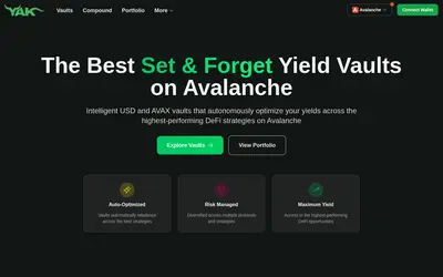 Website screenshot of MiniYAK (2026-05-21)