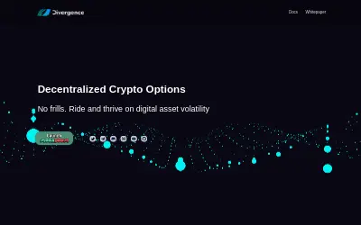 Website screenshot of Divergence Protocol (2026-05-30)