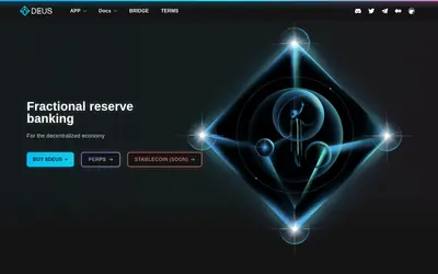 Website screenshot of DEI Token (2026-05-20)