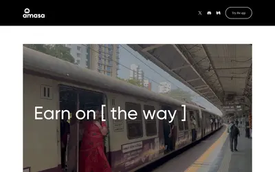 Website screenshot of Amasa (2026-05-20)