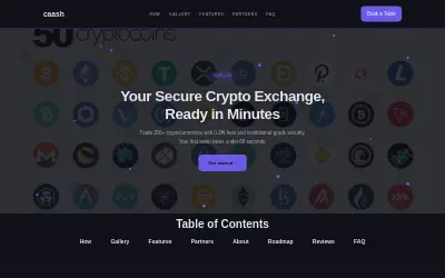 Website screenshot of Caash (2026-05-30)