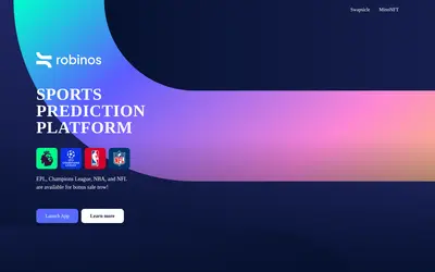Website screenshot of Robinos (2026-04-26)