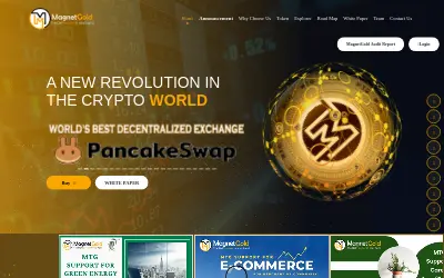 Website screenshot of MAGNETGOLD (2026-05-24)
