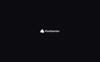 Website screenshot of FireStarter (2026-04-26)