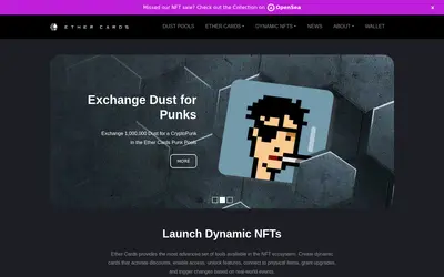 Website screenshot of Dust (2026-04-25)