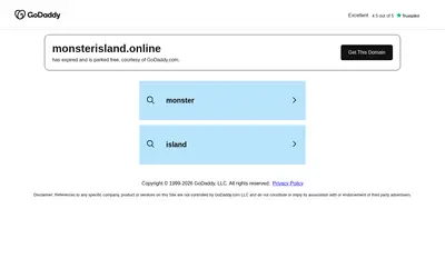 Website screenshot of MosterIsland (2026-05-21)