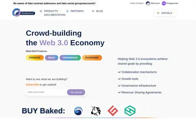 Website screenshot of Baked (2026-05-20)