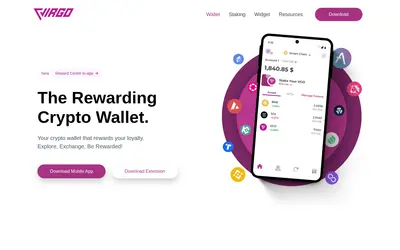 Website screenshot of Virgo (2026-05-20)