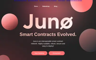 Website screenshot of JUNO (2026-05-21)