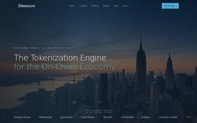 Website screenshot of Clearpool (2026-05-24)
