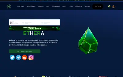 Website screenshot of Ethera (2026-05-21)