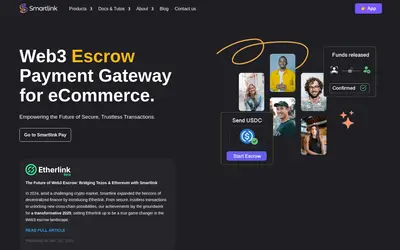 Website screenshot of Smartlink (2026-04-21)