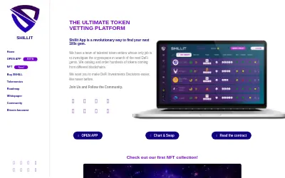Website screenshot of Shillit App (2026-05-24)
