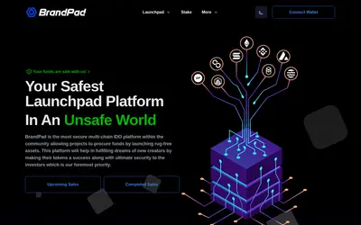 Website screenshot of BrandPad Finance (2026-05-20)