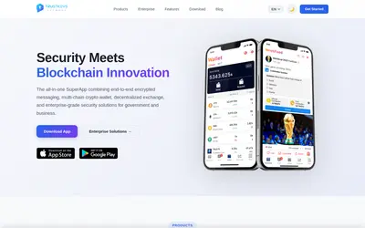 Website screenshot of TrustKeys Network (2026-05-20)