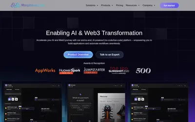 Website screenshot of Morpheus Labs (2026-05-19)