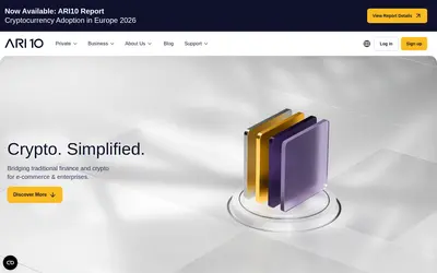 Website screenshot of Ari10 (2026-05-22)