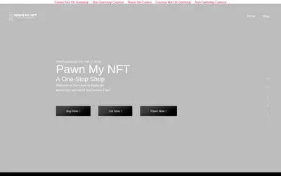 Website screenshot of Pawn My NFT (2026-04-26)