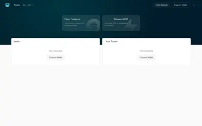 Website screenshot of Unbound Dollar (2026-05-22)