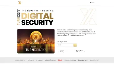 Website screenshot of TurnCoin (2026-05-30)