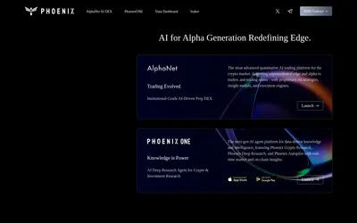 Website screenshot of VENOM (2026-05-19)
