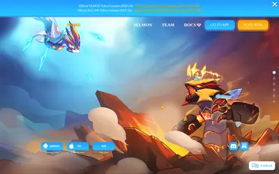 Website screenshot of Elemon (2026-04-23)