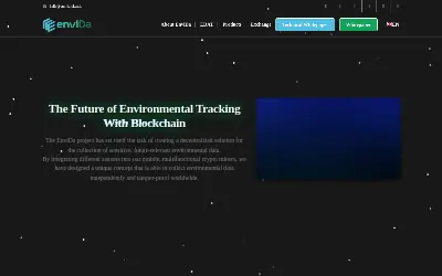 Website screenshot of EnviDa (2026-05-24)