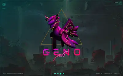 Website screenshot of Genopets (2026-04-25)