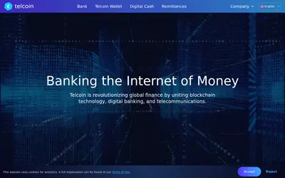 Website screenshot of Telcoin (2026-05-21)