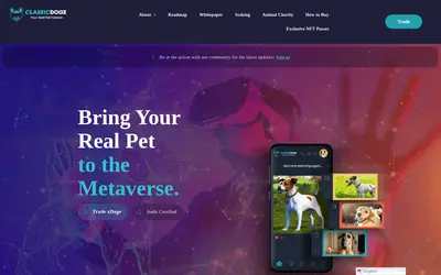 Website screenshot of ClassicDoge (2026-04-25)