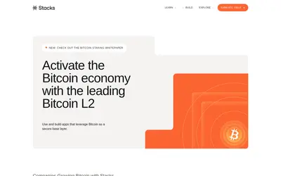 Website screenshot of Stacks (2026-05-20)