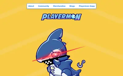 Website screenshot of Playermon (2026-05-20)