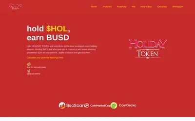 Website screenshot of Holiday (2026-05-22)