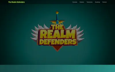 Website screenshot of The Realm Defenders (2026-04-25)
