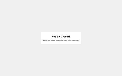 Website screenshot of Yield Protocol Token (2026-05-20)