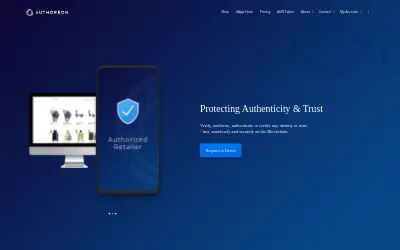 Website screenshot of Authoreon (2026-05-23)