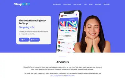 Website screenshot of ShopNEXT (2026-05-20)
