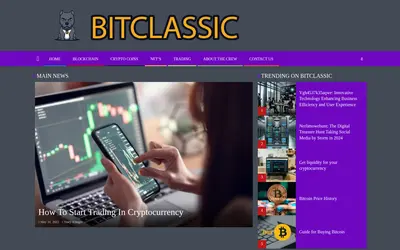 Website screenshot of BitClassic (2026-04-22)