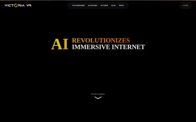 Website screenshot of Victoria VR (2026-05-20)
