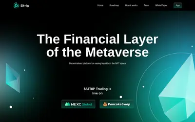 Website screenshot of Strip Finance (2026-04-25)