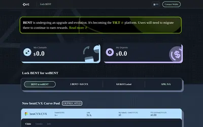 Website screenshot of Bent Finance (2026-05-20)