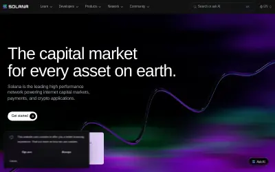 Website screenshot of Wrapped Solana (2026-05-30)