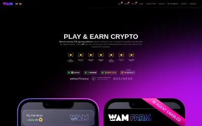 Website screenshot of Wam (2026-05-30)